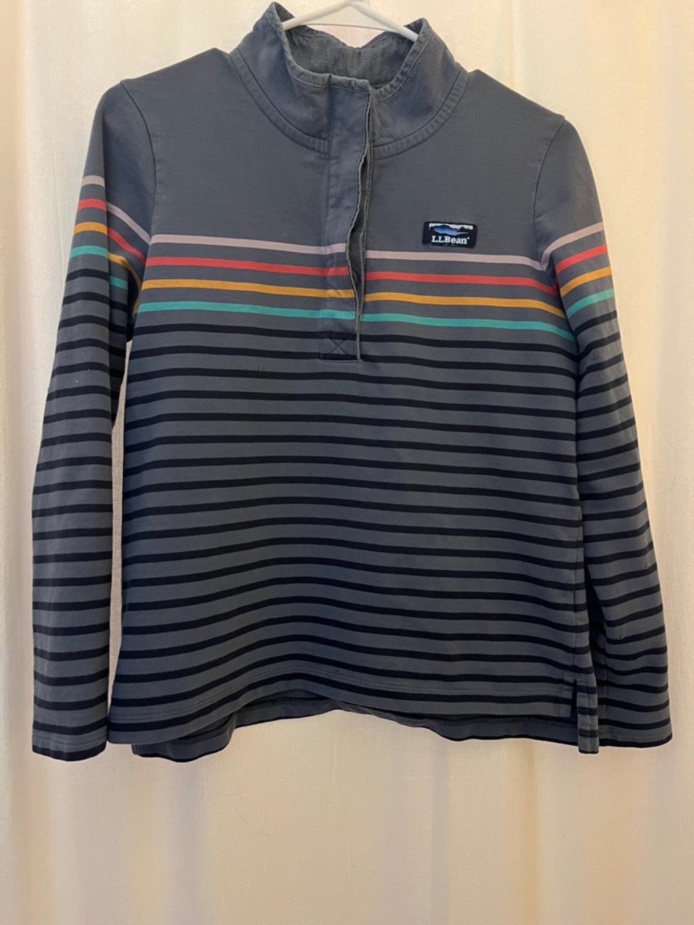 L.L. Bean Women’s Long Sleeved Rugby in Petite Small